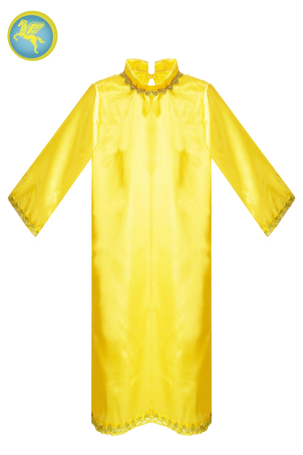 TUNICA GIALLA CON PASSAMANERIA BAMBINO/A